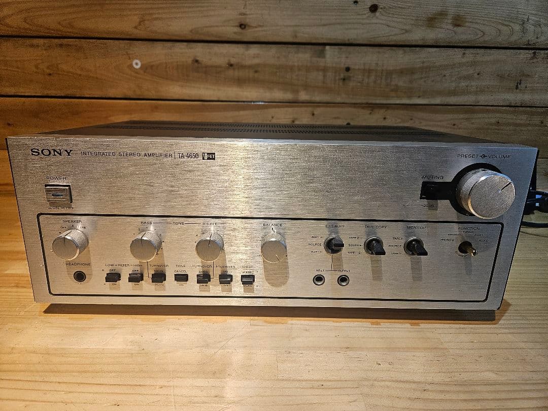 SONY ソニー TA-4650 プリメインアンプ ジャンク　音響機材