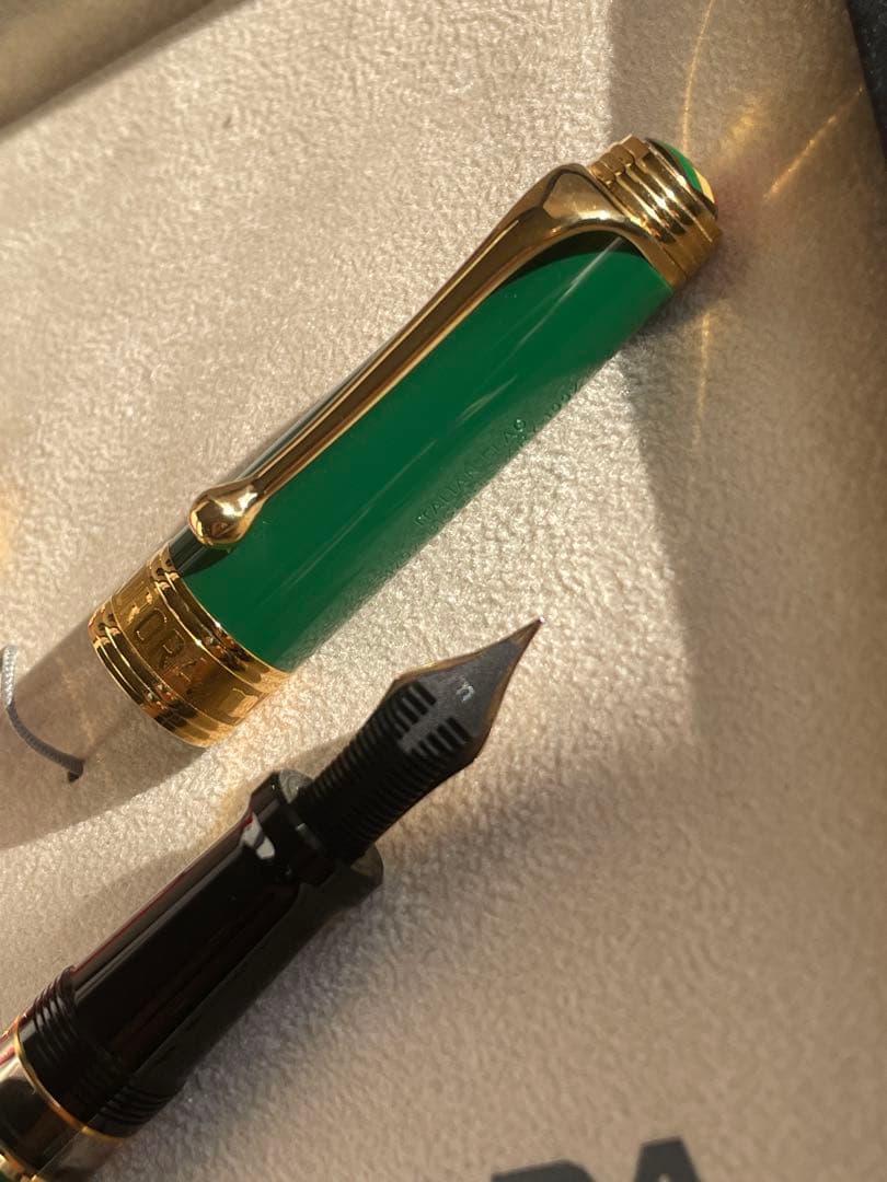 heyco　万年筆アウロラ　新品イタリアン・フラッグ緑白赤3本コンプリート