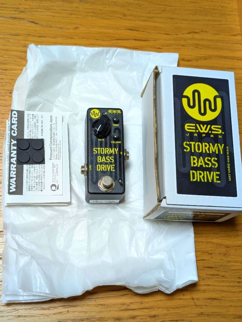 付属品完備 美品 E.W.S. / EWS STORMY BASS DRIVE