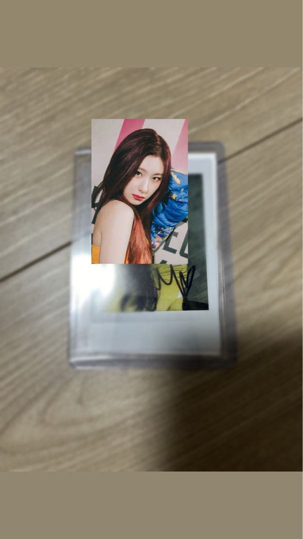 ITZY チェリョン 直筆サイン入り チェキ