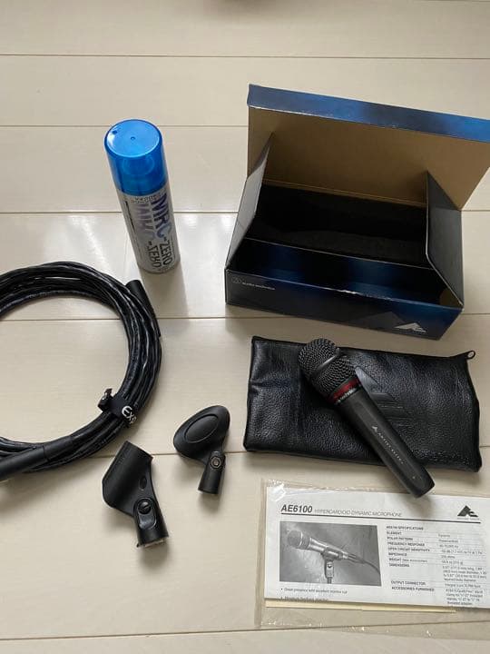 audio−technica AE6100、BELDEN 1036A ケーブル