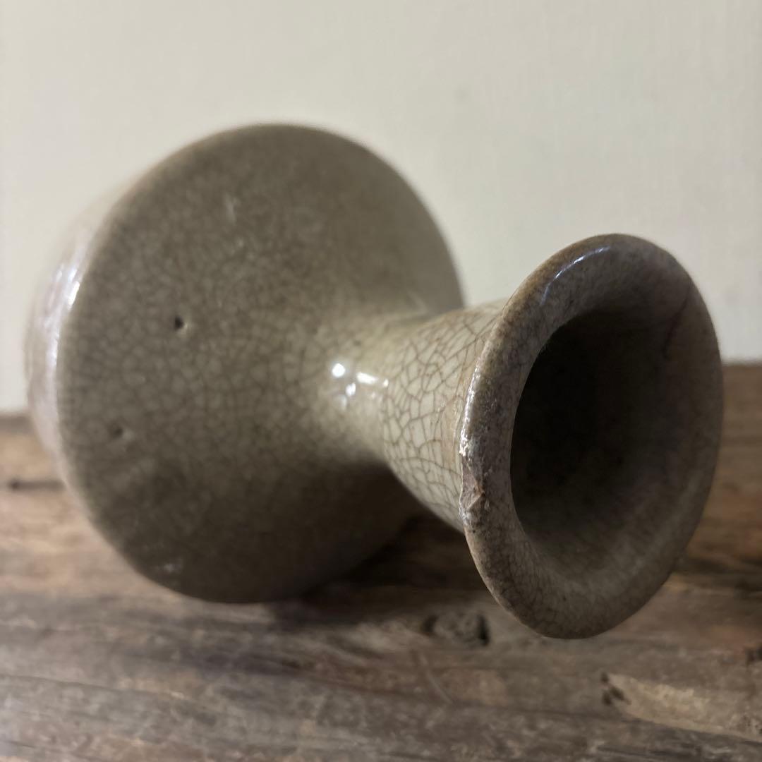 李朝瓶　徳利　花入　盤口　朝鮮古陶磁.古道具.骨董.アンティーク.井戸脇