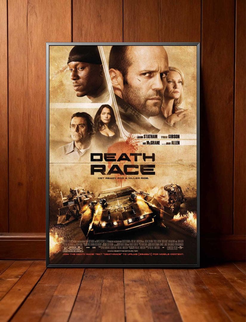 *枚数限定*映画館用両面印刷ポスターUS版:デス・レース ジェイソンステイサム
