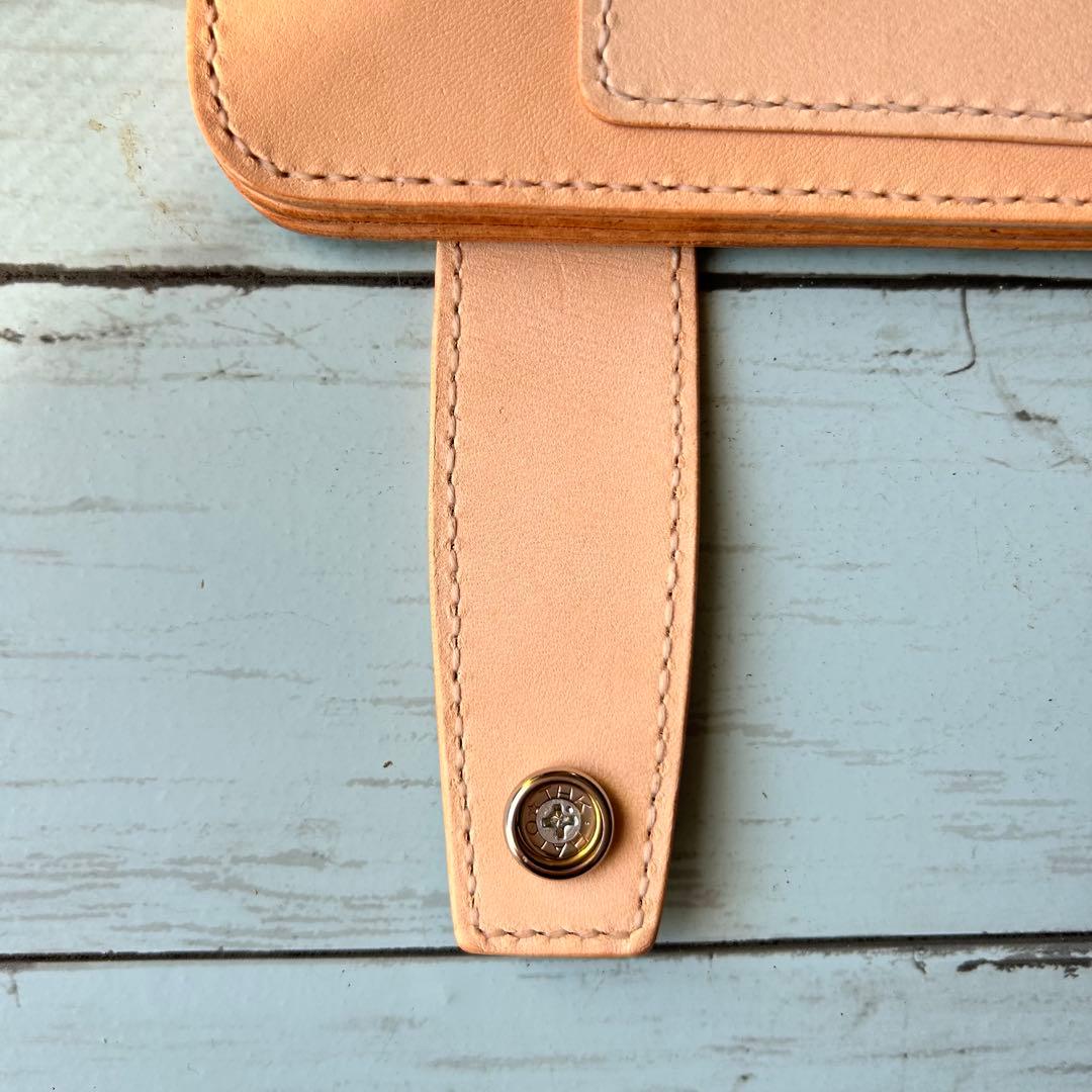 長財布　トラッカーウォレット　バイカーズウォレット　牛革　ハンドメイド　タイプB