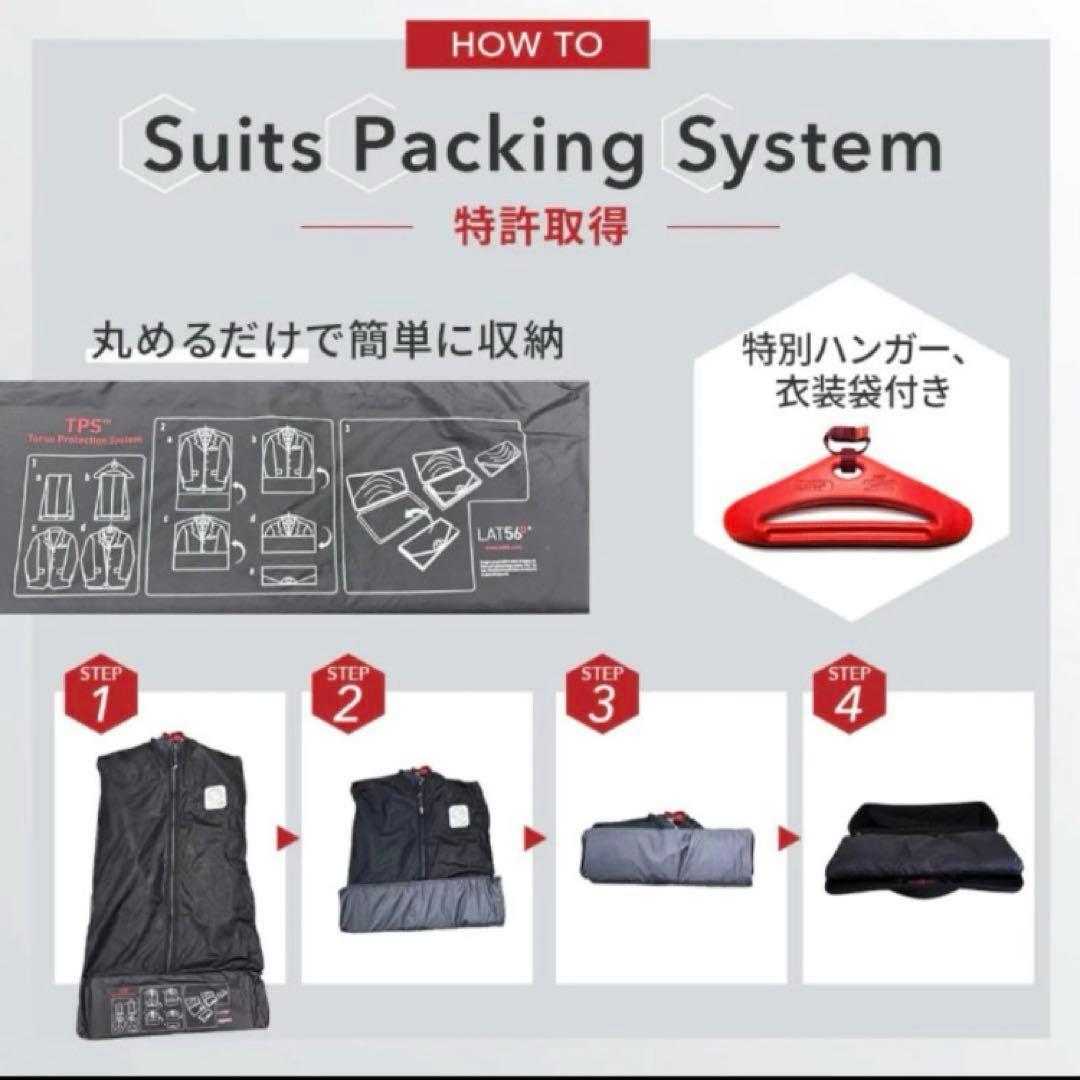 【未使用品】Lat56° ガーメントバッグ スーツケース トラベルバッグ 27L