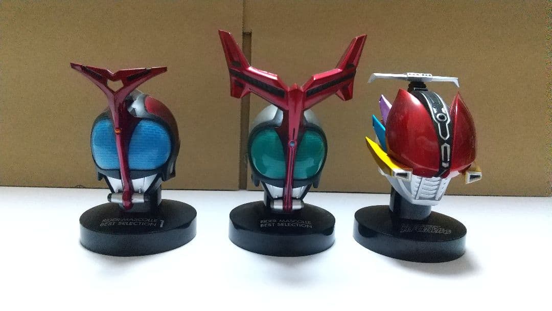 セット売り 仮面ライダー マスクコレクション 真 発光台座 ジョーカー など