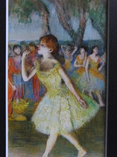 エドガー・ドガ、「DANSEUSE JAUNE」、海外版超希少レゾネ、新品額付