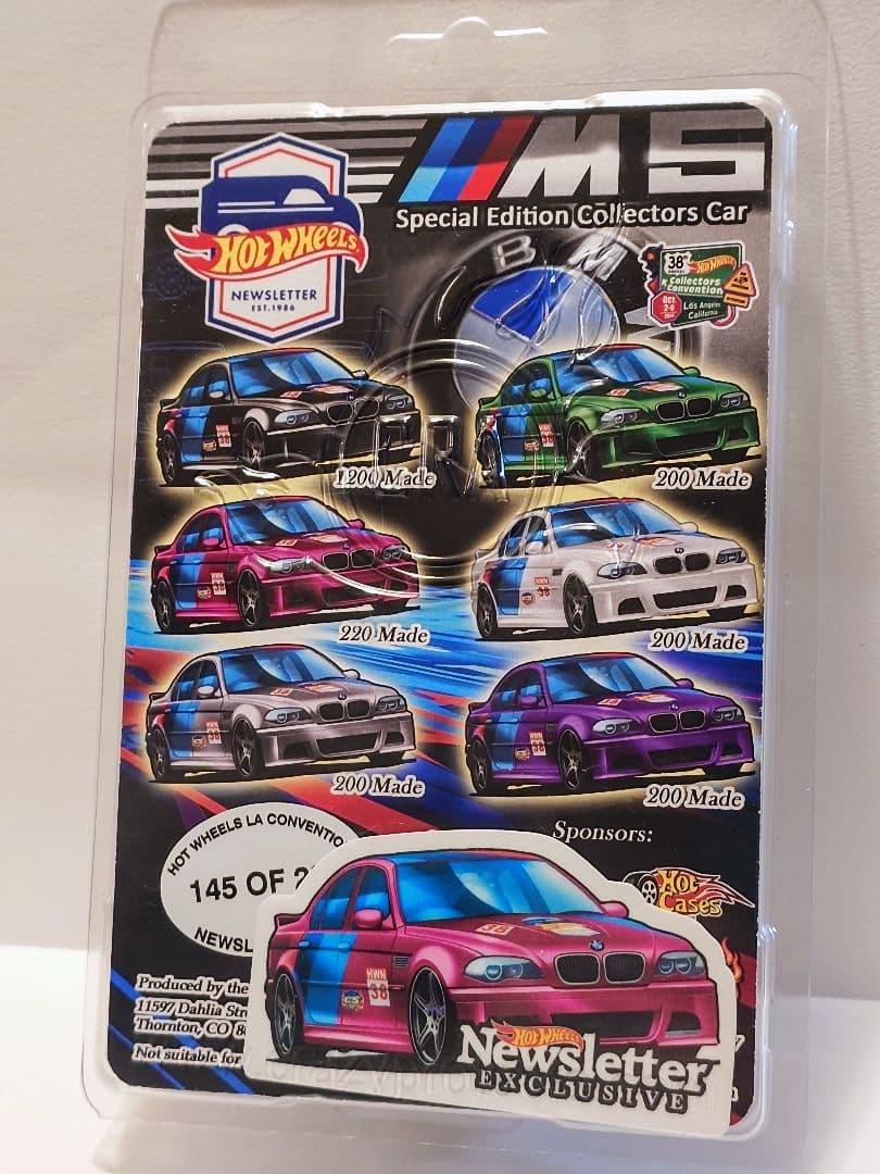 ホットウィール　コンベンション　2024 メタリックピンク　BMW M5