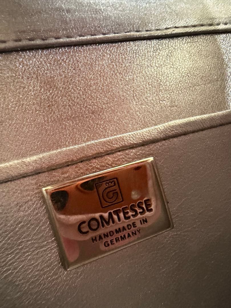 希少 極美品 コンテス プリンセスバッグ 2wayバッグ シルバー