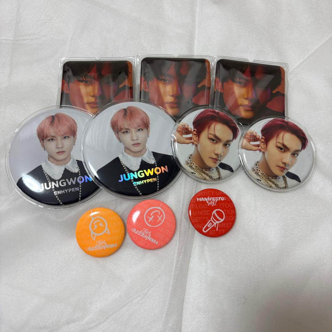 enhypen ジョンウォン　まとめ売り　トレカ　アクスタ　うちわ　缶バッチ