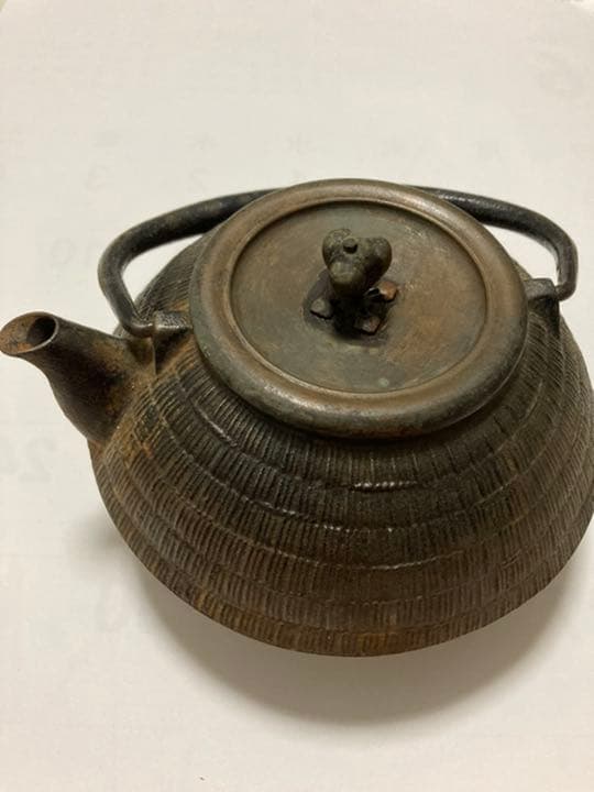 茶壺，煎茶道具，「晴壽堂造」在銘，時代物。