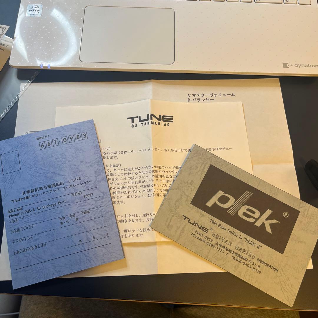 ベース Phoenix/PHS-6 SC Buckeye Burl