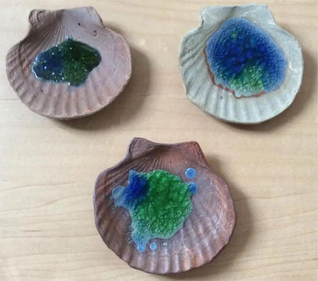 備前焼　小皿　3枚