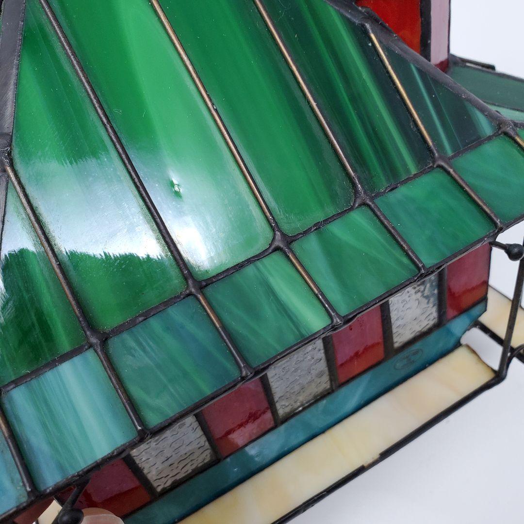 コカ・コーラ ステンドグラス ジオラマライト【トレインステーション】