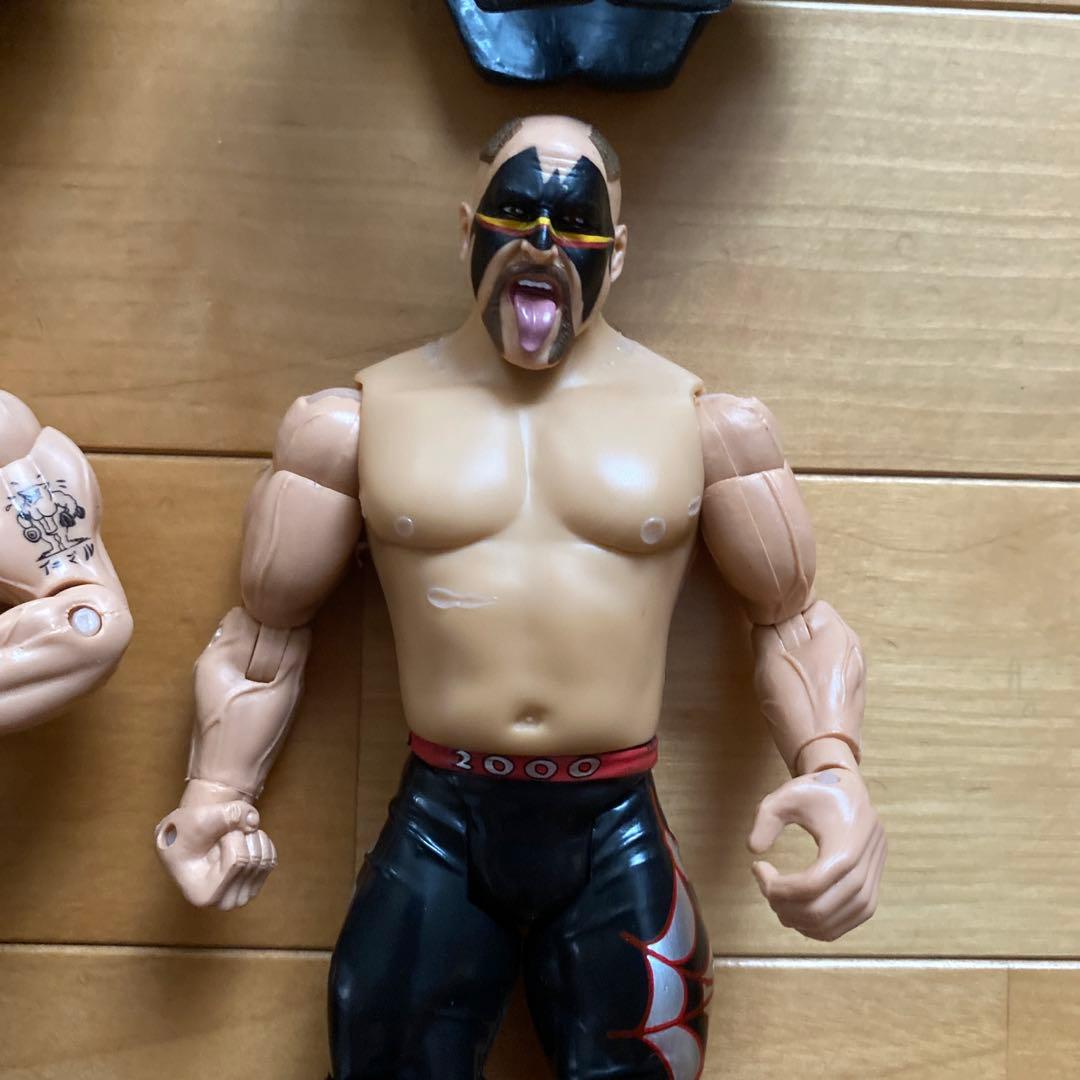 WWE ロードウォリアーズ　プロレスフィギュア 2体セット 凶器椅子付き
