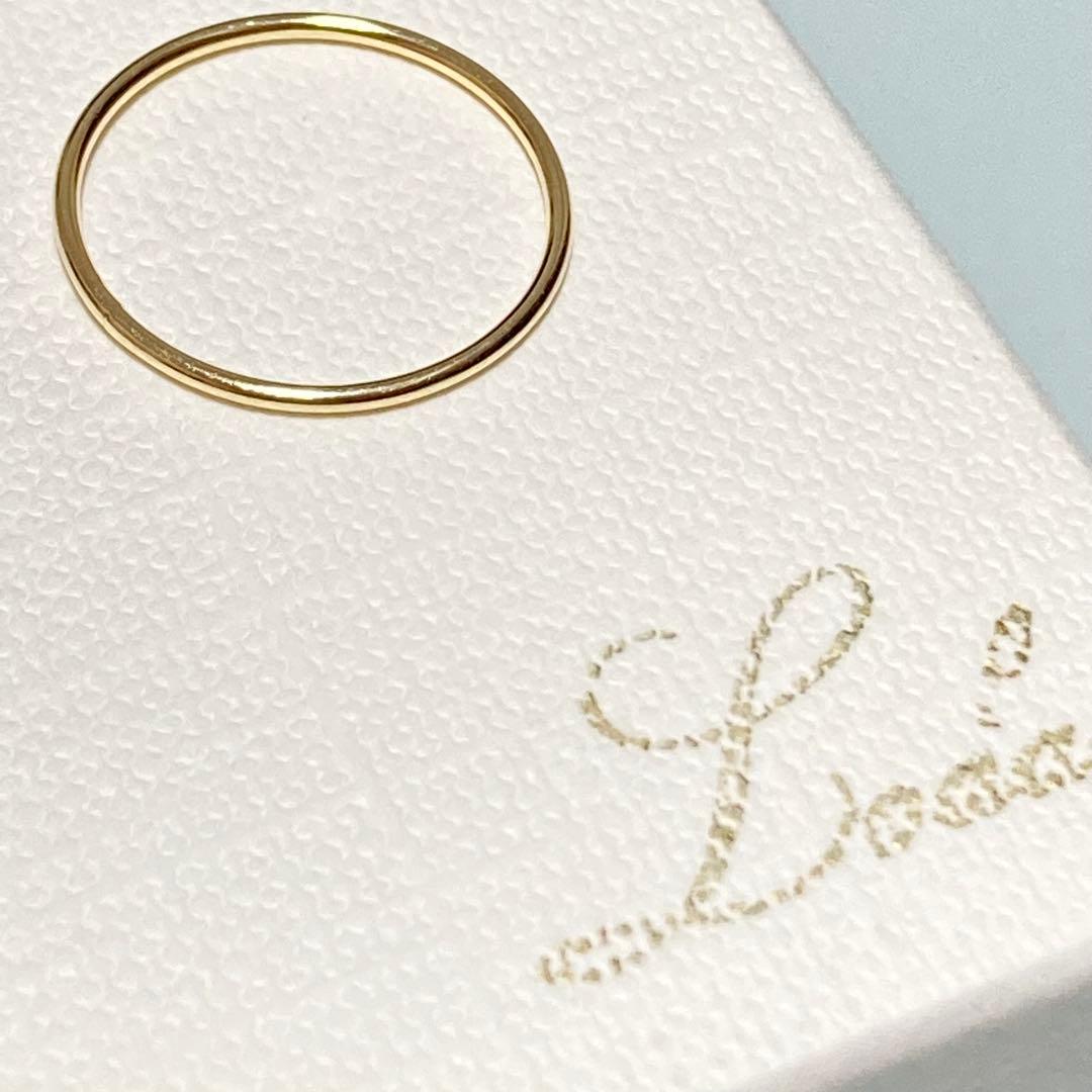 【grâce grace】K10 スキニーリング 11号｜華奢 重ね付け◎ 上品