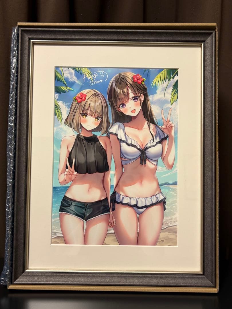 受付ちゃん日誌 メロンブックス限定 天城しの 複製原画 キャラファイングラフ