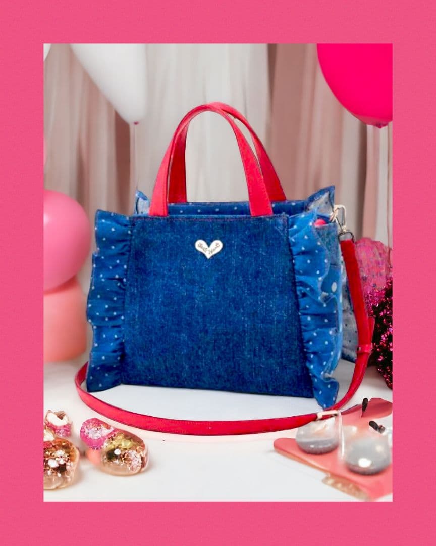 ♣♥♠♦新品未使用！Think Bee！ ポルカドッツ2WAYバッグ