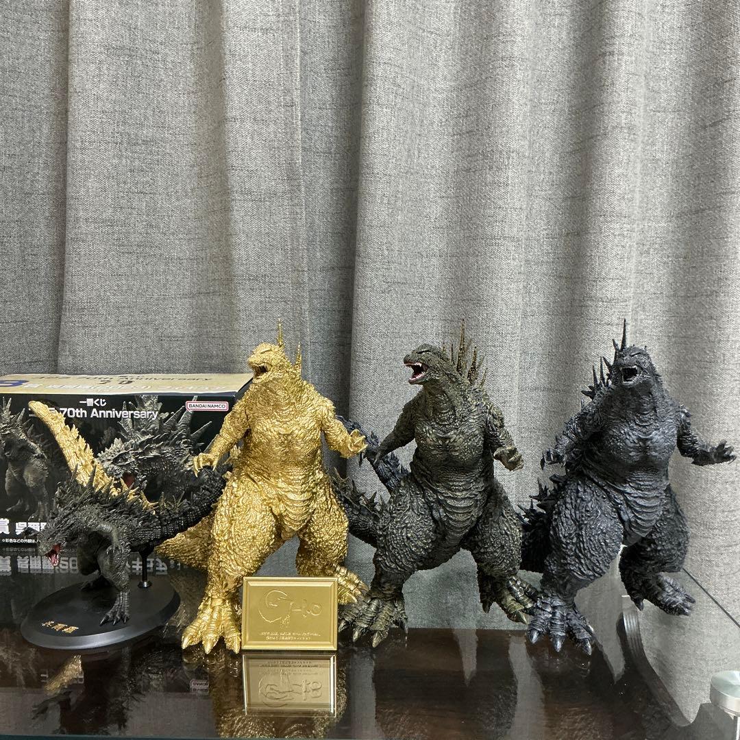 【開封品】一番くじ ゴジラ フィギュア　4体セット