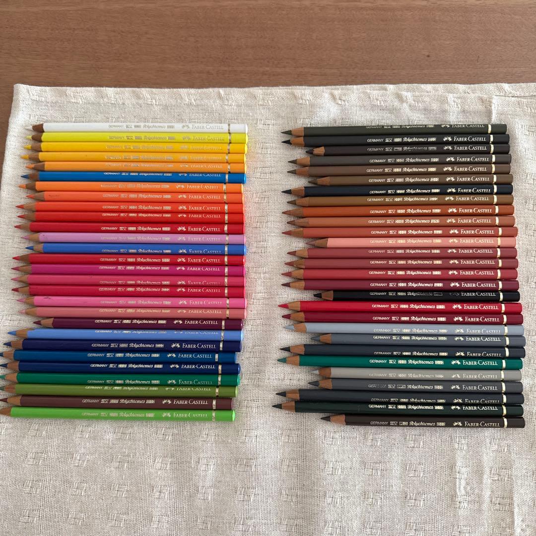 Faber-Castell Polychromos 油性色鉛筆 バラ56本