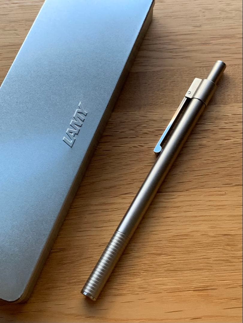 LAMY unic titanium coated ボールペン　箱付き　完品