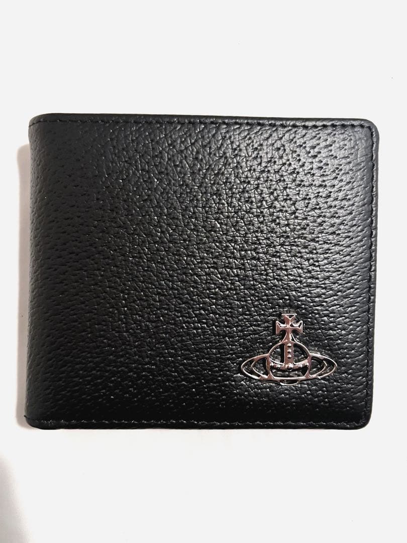 【新品未使用】Vivienne Westwood 二つ折り財布 ブラック 大人気