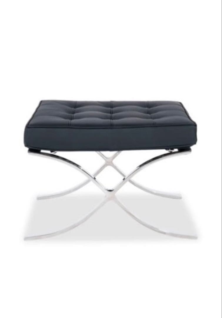 バルセロナチェア　オットマン　BARCELONA Ottoman 黒