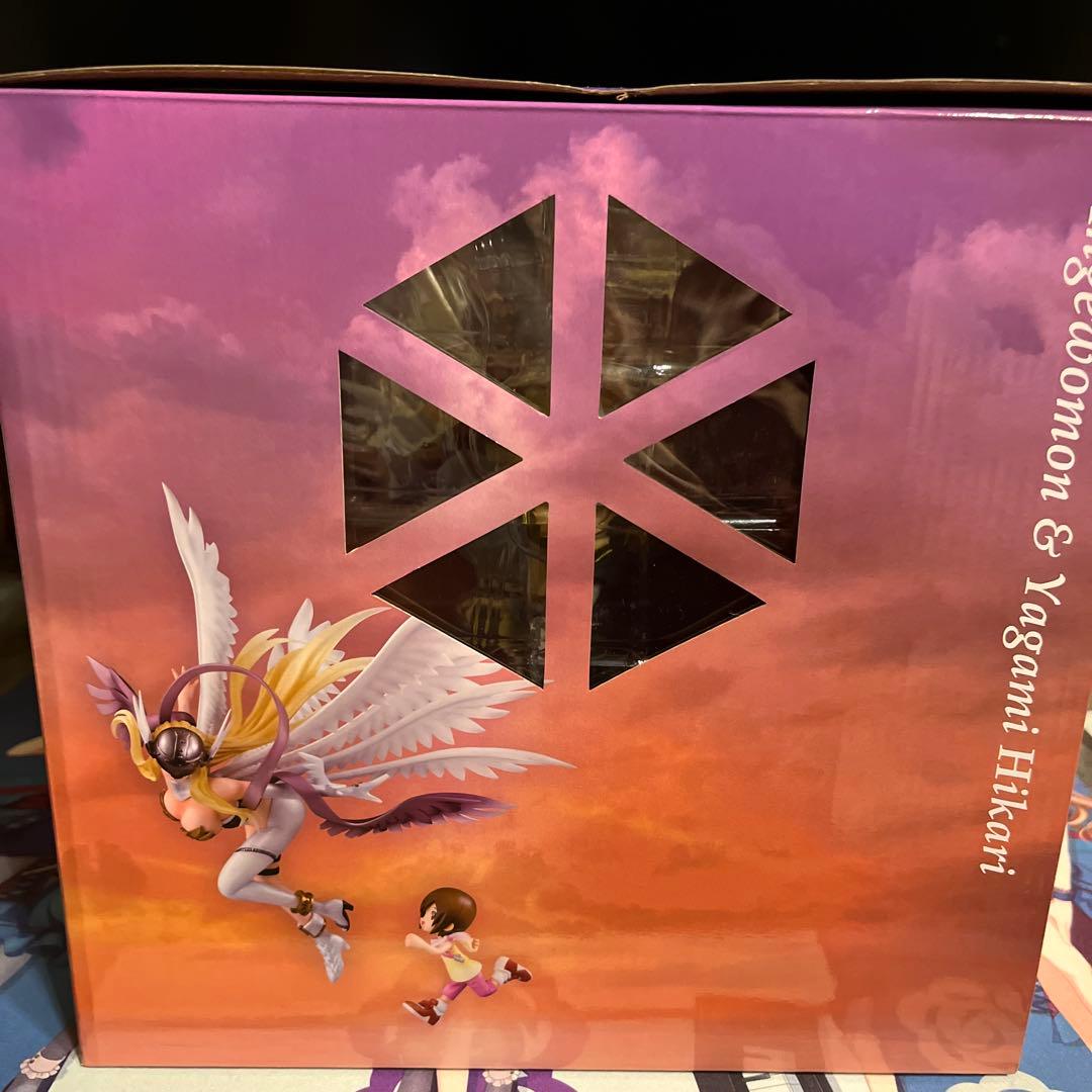 デジモンアドベンチャー エンジェウーモン＆八神ヒカリ フィギュア GEM