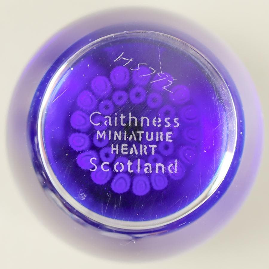 ケイスネス Caithness ミニチュアハート ペーパーウエイト 置物