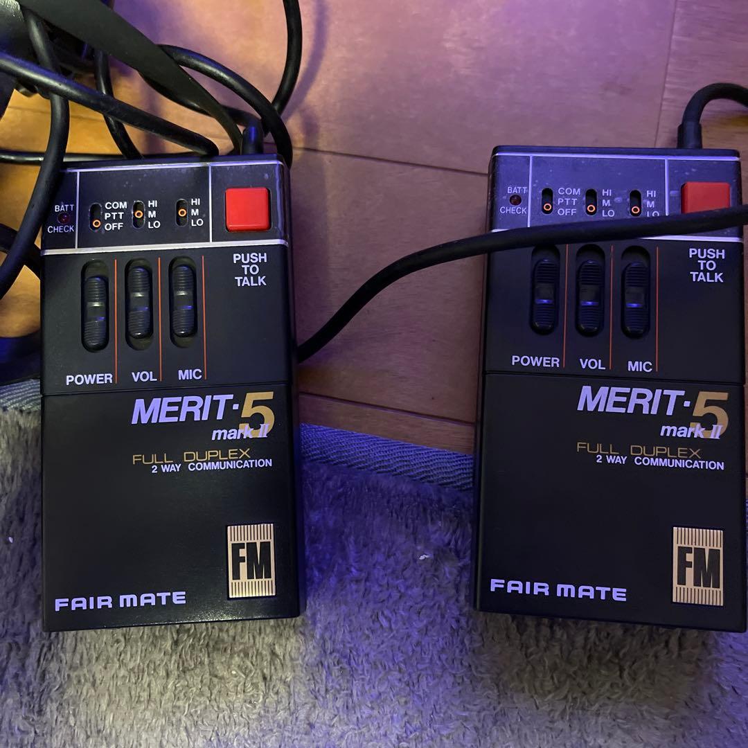 FAIR MATE MERIT-5 トランシーバーセットジャンク品扱い