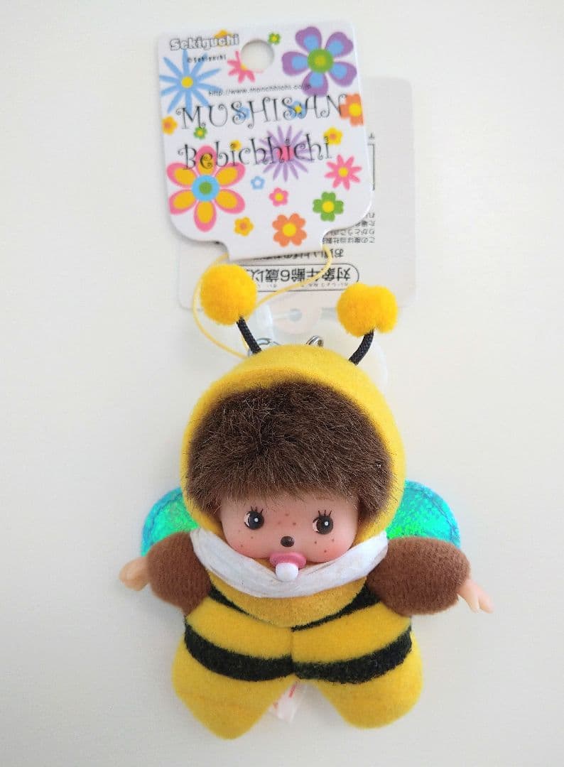 新品 ベビチッチ ハチさん 蜂 ストラップ キーホルダー モンチッチ 29358