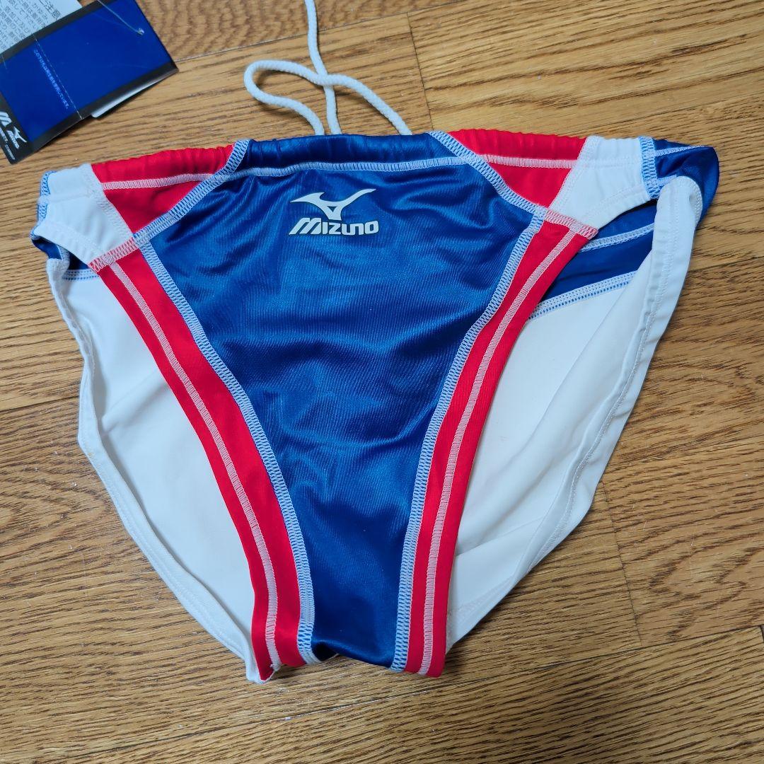 Mizuno 競泳水着 青/白/赤