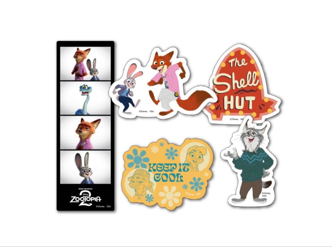 ズートピア2 Happyくじ　F賞H賞I賞J賞K賞10点