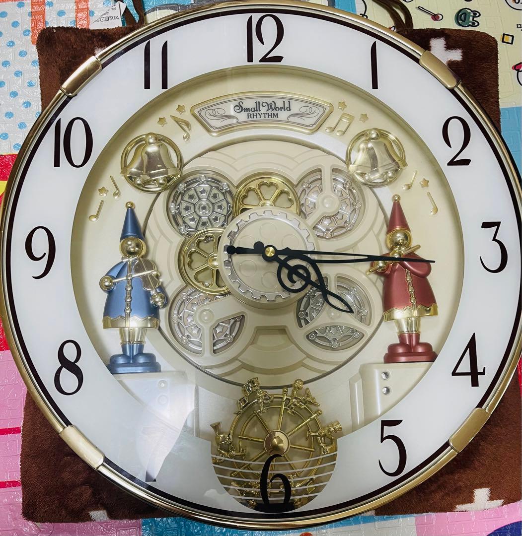 電波時計　small world　スモールワールド　4MN490RH　ジブリ