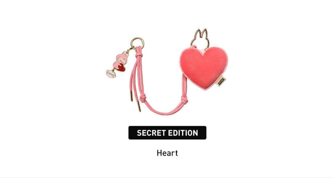 ［正規品］ラブブ　PINFORLOVE イニシャルチャーム　シークレット　ハート