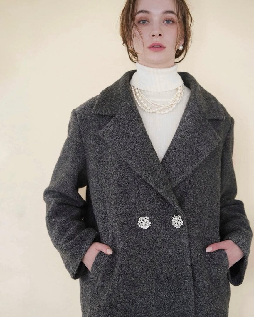 【新品未使用】Acka. over wool jacket