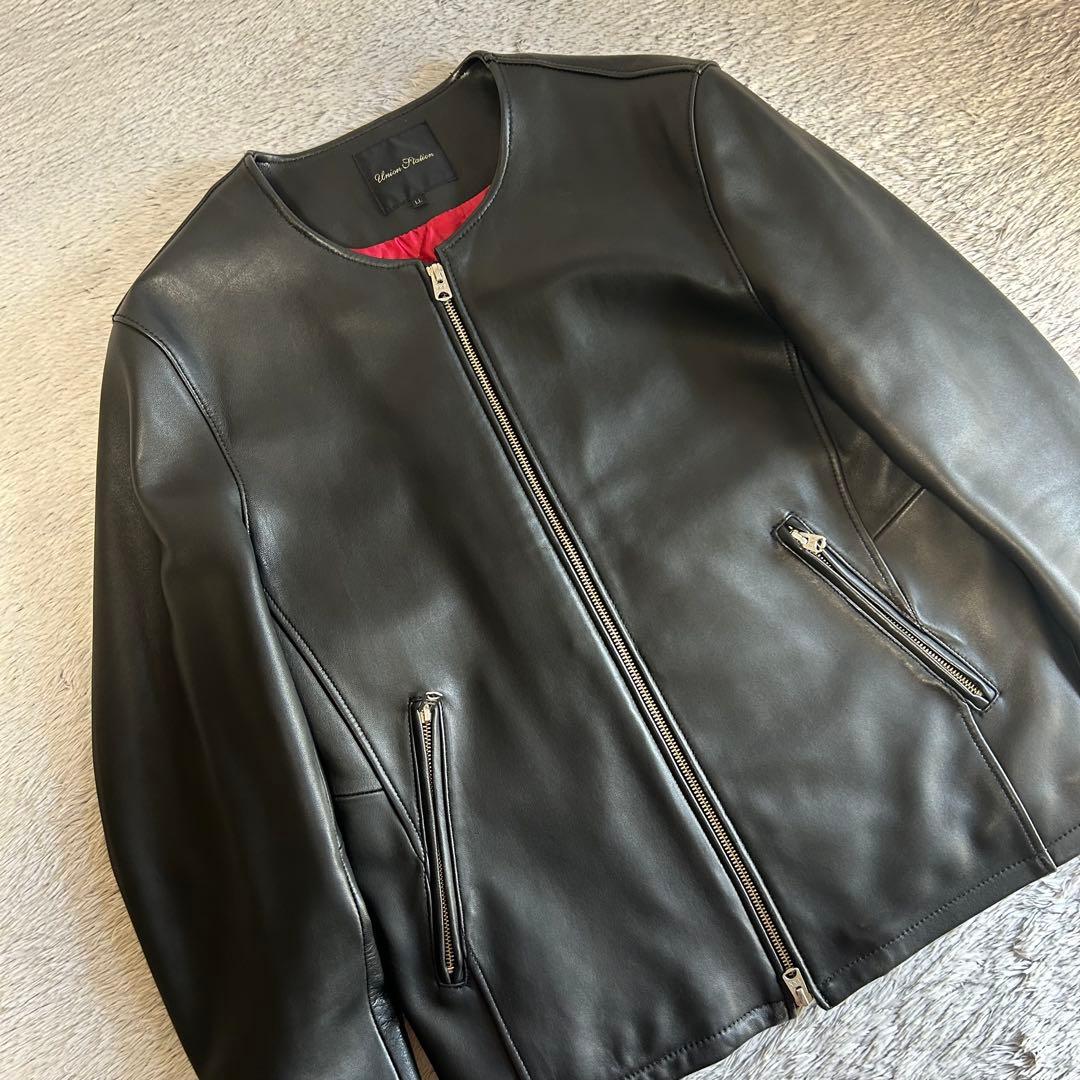 UNION STATION ユニオンステーション　シングルレザージャケット　XL
