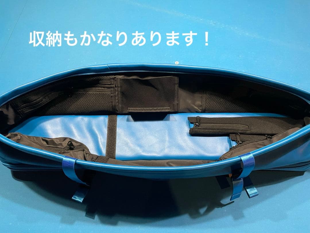 【激安】キューケース 4バット5シャフト 水色 ビリヤード