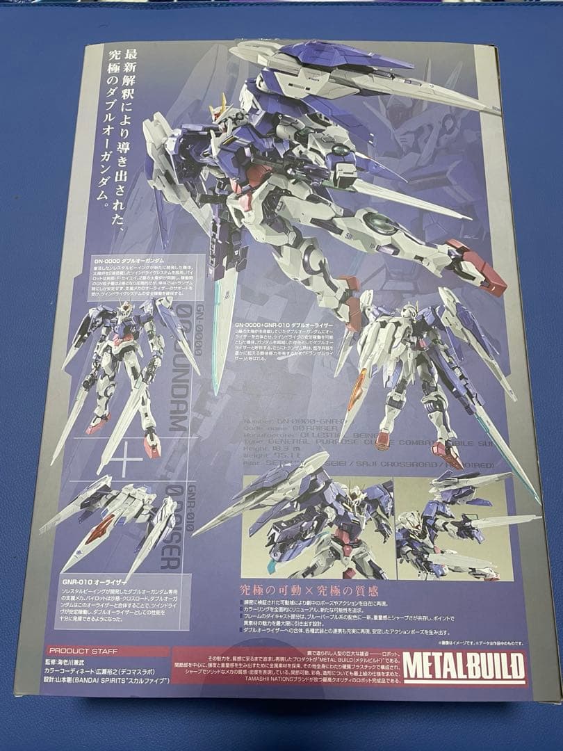 メタルビルド　ダブルオーライザー　デザイナーズブルーver