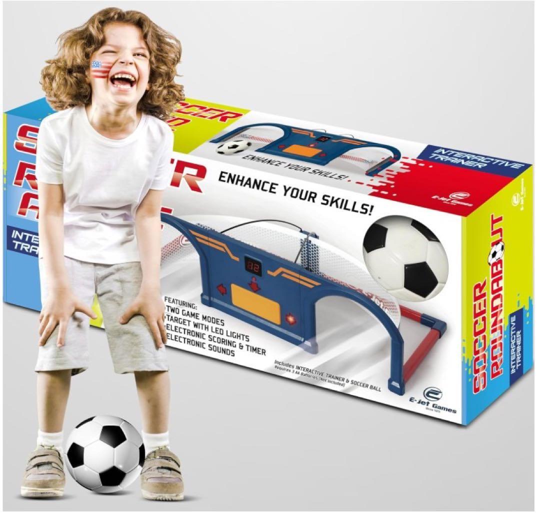 新品未開封　即日発送　サッカーラウンドアバウトアーケードセット