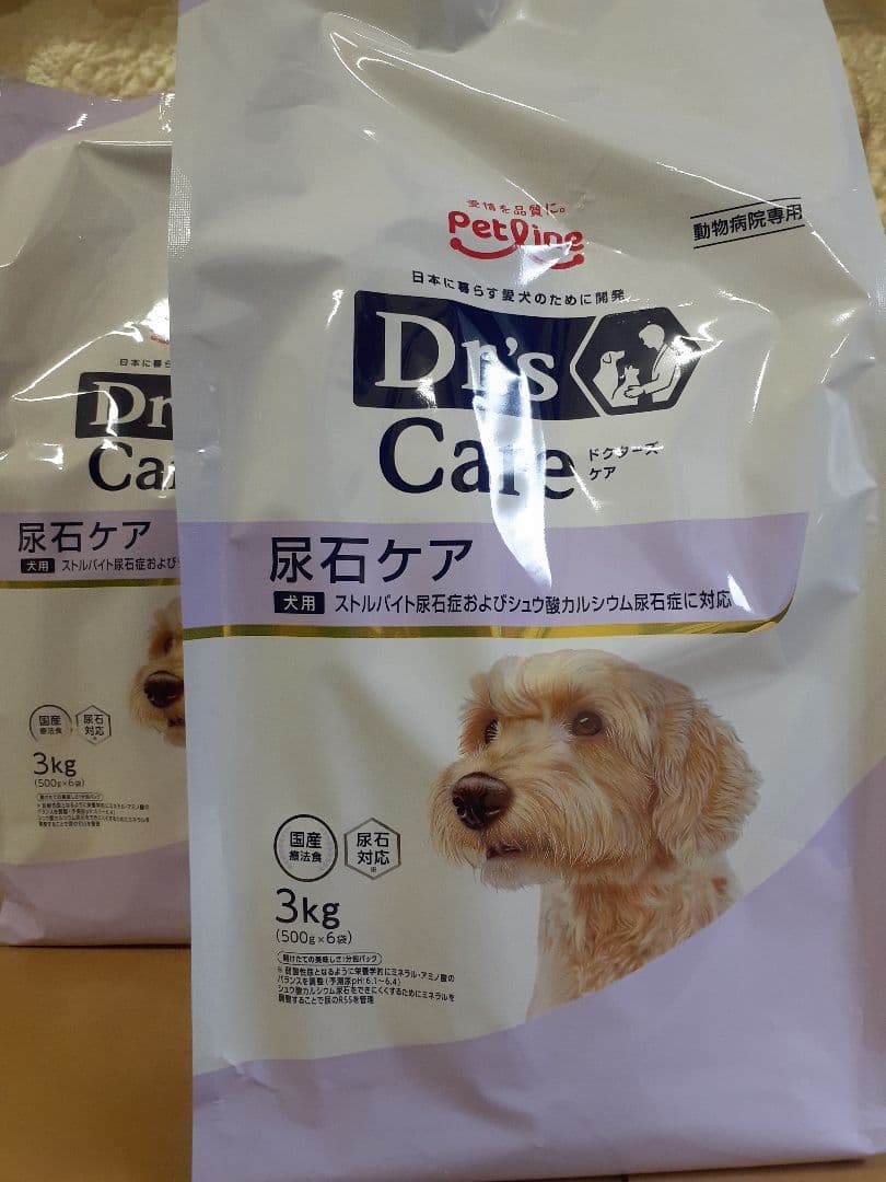 adg様ドクターズケア犬用療法食尿石ケア3kg×2袋