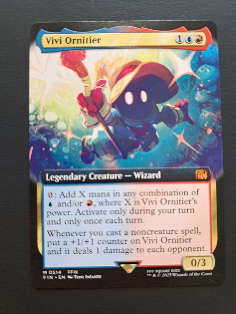 迷える黒魔道士、ビビ 英語 mtg カード