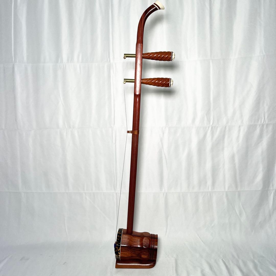 二胡 宋廣寧製 ケース付き　ねじれ糸巻き　楽器　民族楽器