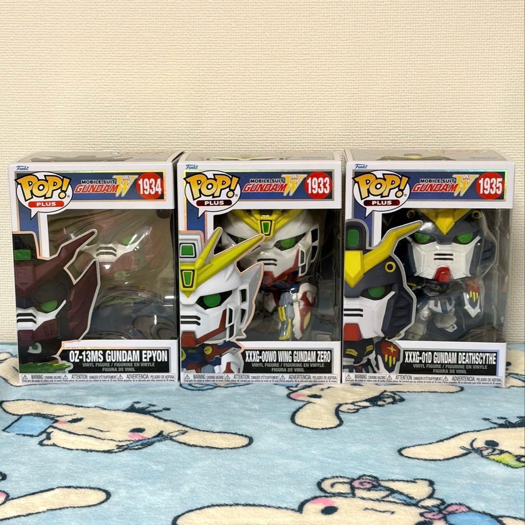 【新品】Funko Pop! Plus GUNDAM Wing フィギュア 3点