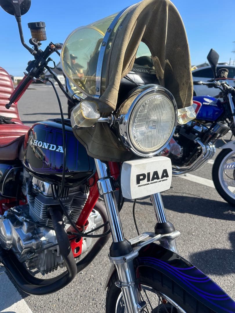 当時物シビエスーパーオスカー凹みレンズ付ヘッドライトASSYCIBIEマーシャル