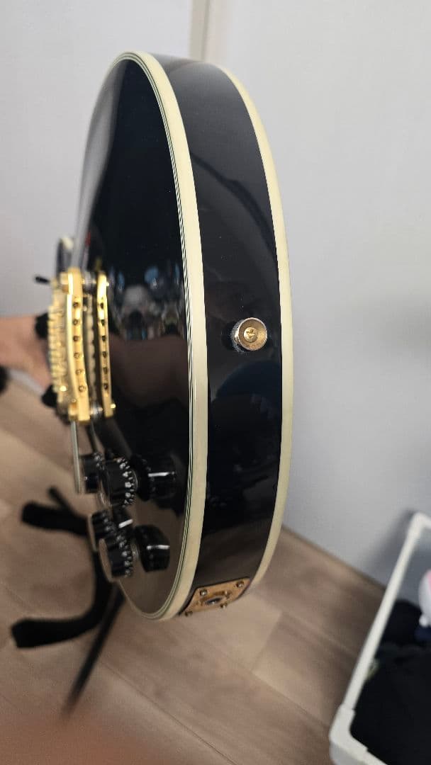 Mason ブラック エレキギター レスポールスタイル