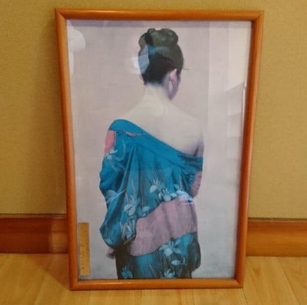 岡田三郎助 あやめの衣