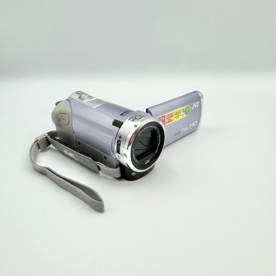 【美品】JVC Everio GZ-E345-V ビデオカメラ バイオレット
