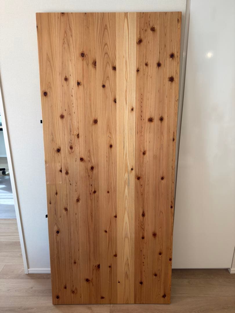 リョウ　KANADEMONO無垢杉　天板　180cm＋ケーブルトレー