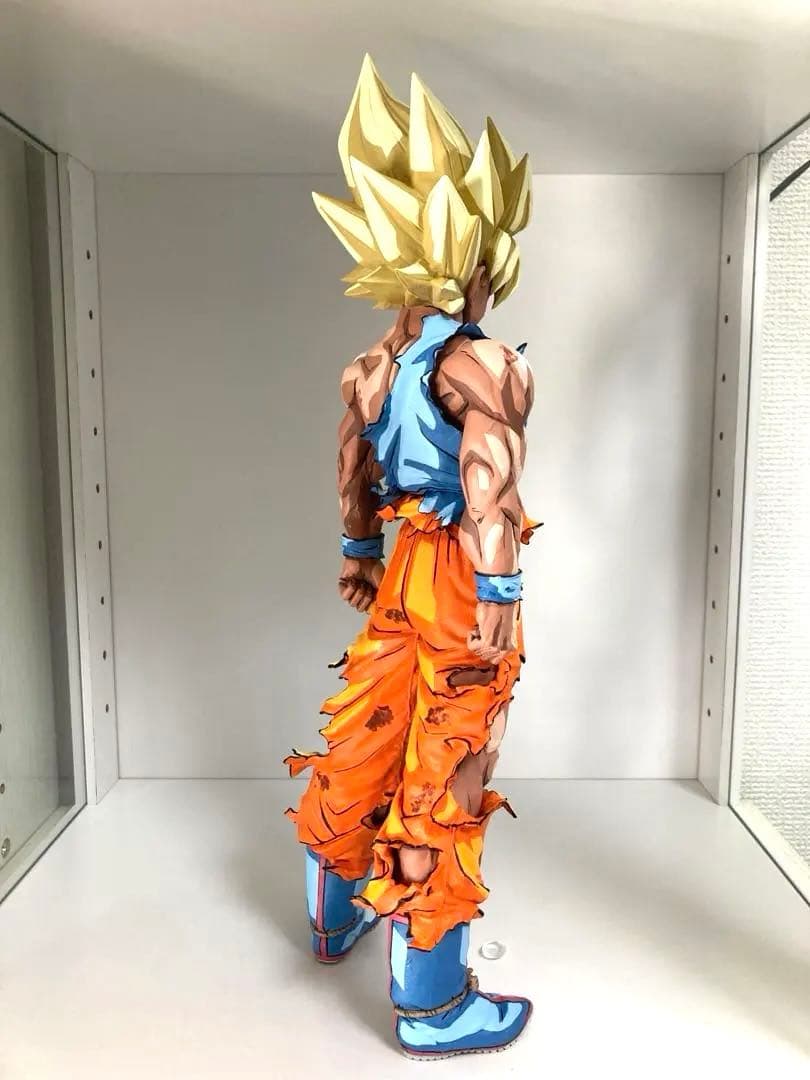ドラゴンボール フィギュア リペイント 超サイヤ人 孫悟空 二次元彩色 SMSP